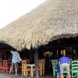 Restaurant along the road to Lamanai, Belize
