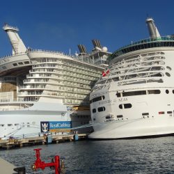 Arrival of cruise ships, Cozumel, Mexico