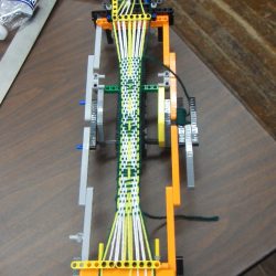 Inkle Loom made of Legos by Martin Meyer