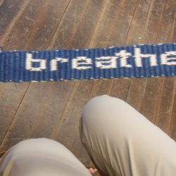 "Breathe" Inkle Loom Weaving