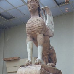 The Sphinx in the Museum at Delphi 