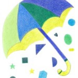 Drawing of an Umbrella