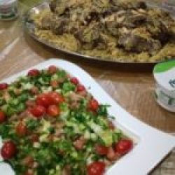 Eating Dinner in Amman