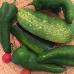 PEPPERS,CUCUMBER AND JALAPENOS