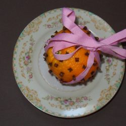 Pomander Ball with ribbon
