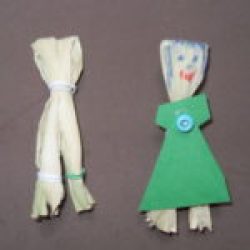 Colonial Corn Husk Dolls/Puppets
