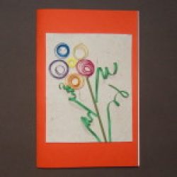 “Country” Diary with Quilled Cover Design