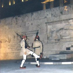 Tomb of the Unknown Soldier guarded by Evzones