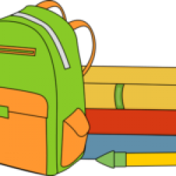 books-and-backpack