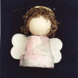 Iridescent Angel Ornament