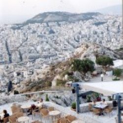 View of Mt. Lycabettus from the Acropolis