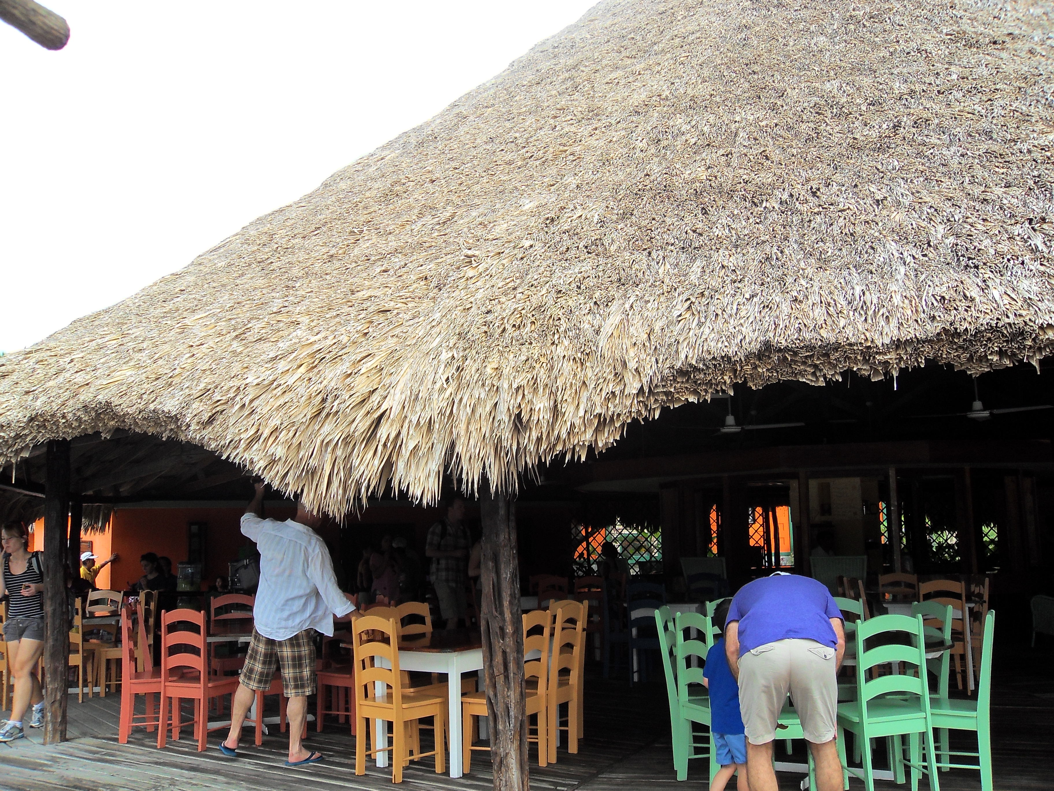 Restaurant along the road to Lamanai, Belize