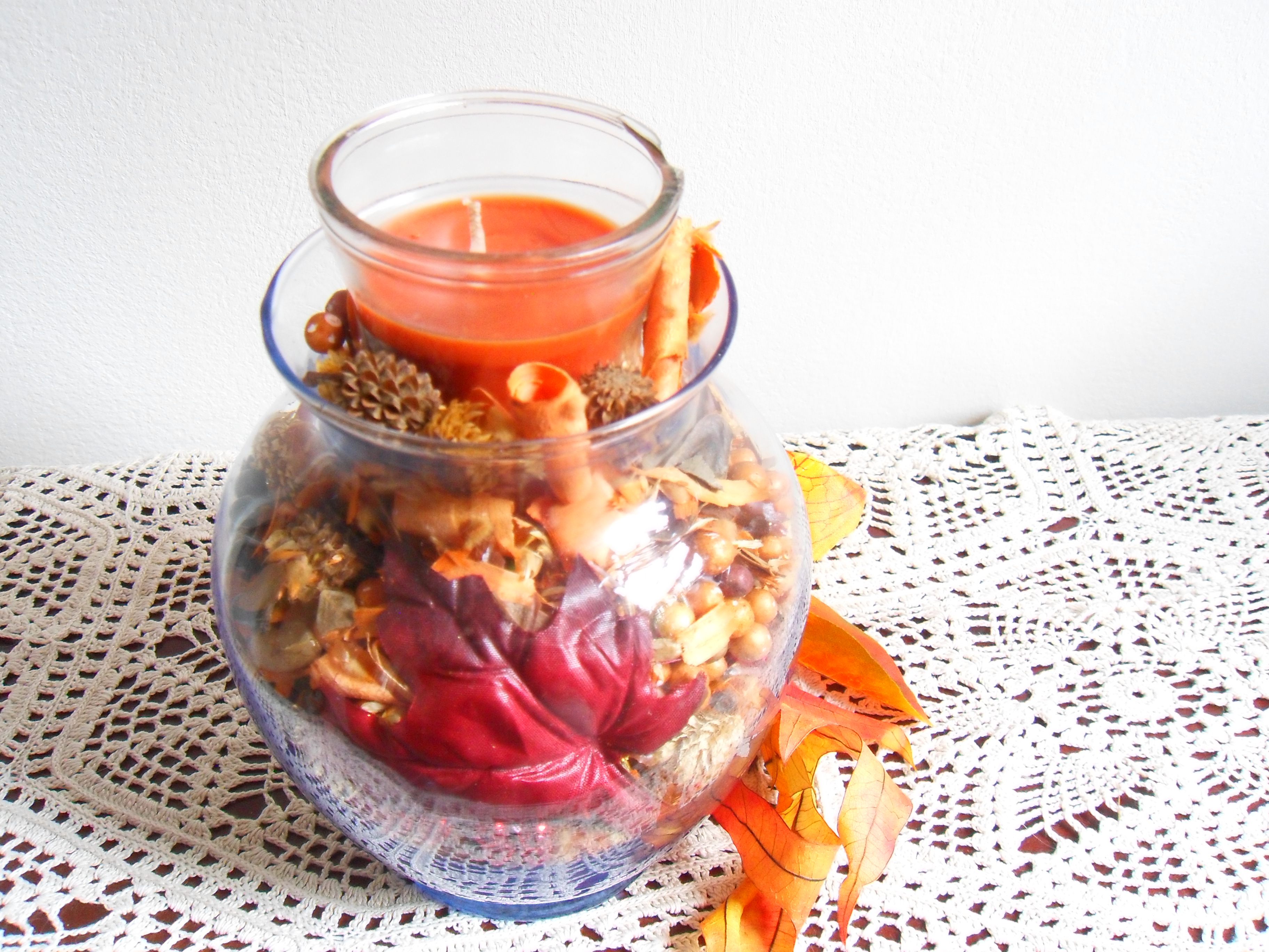Autumn Votive Craft - adapt for any season or holiday