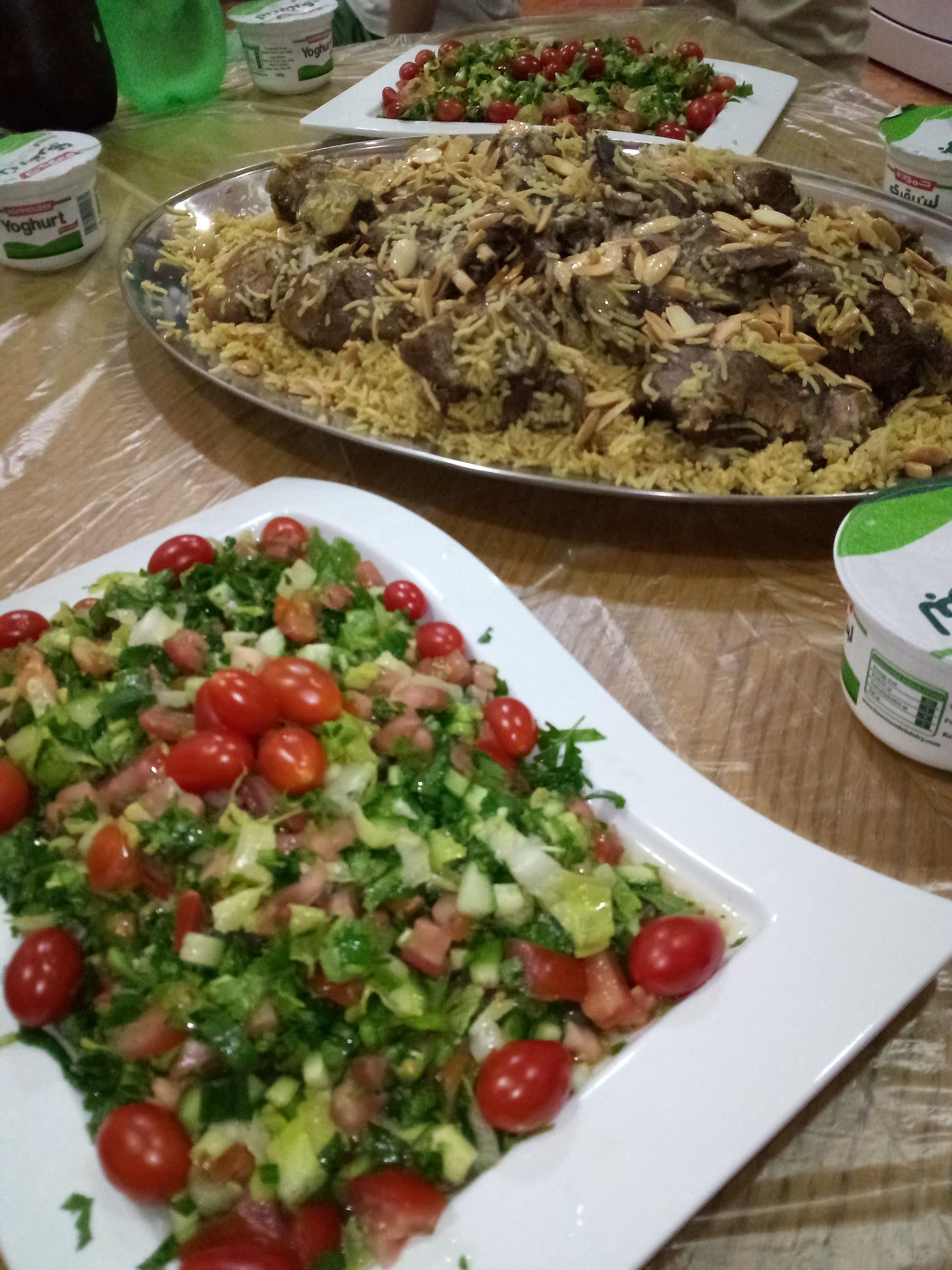 Eating Dinner in Amman