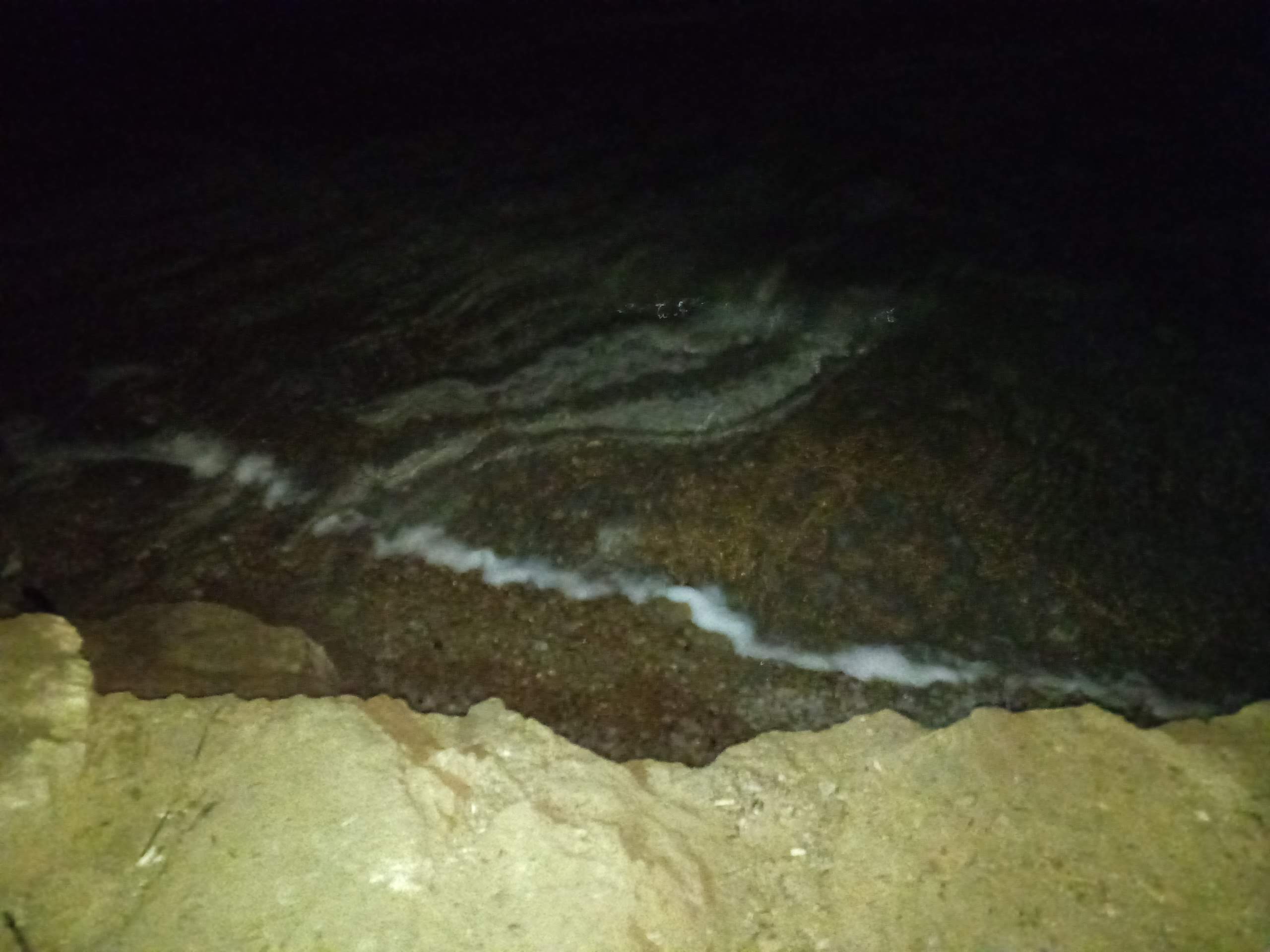 Dead Sea at night