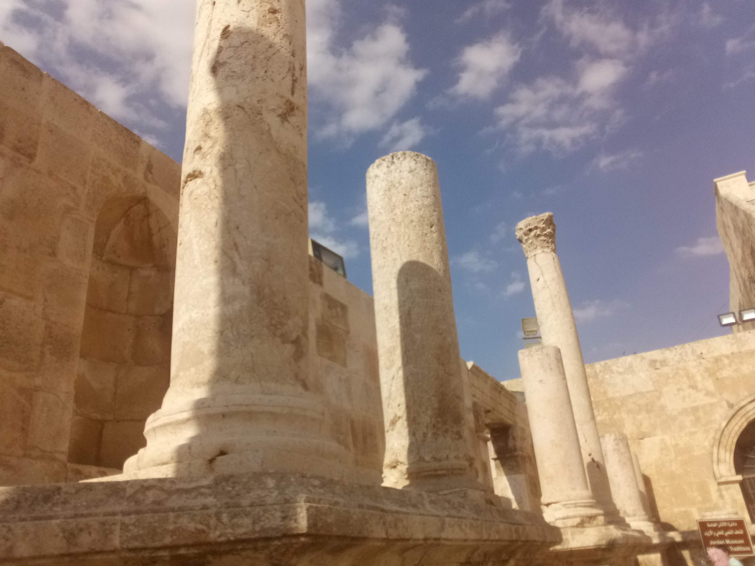Columns in ruins