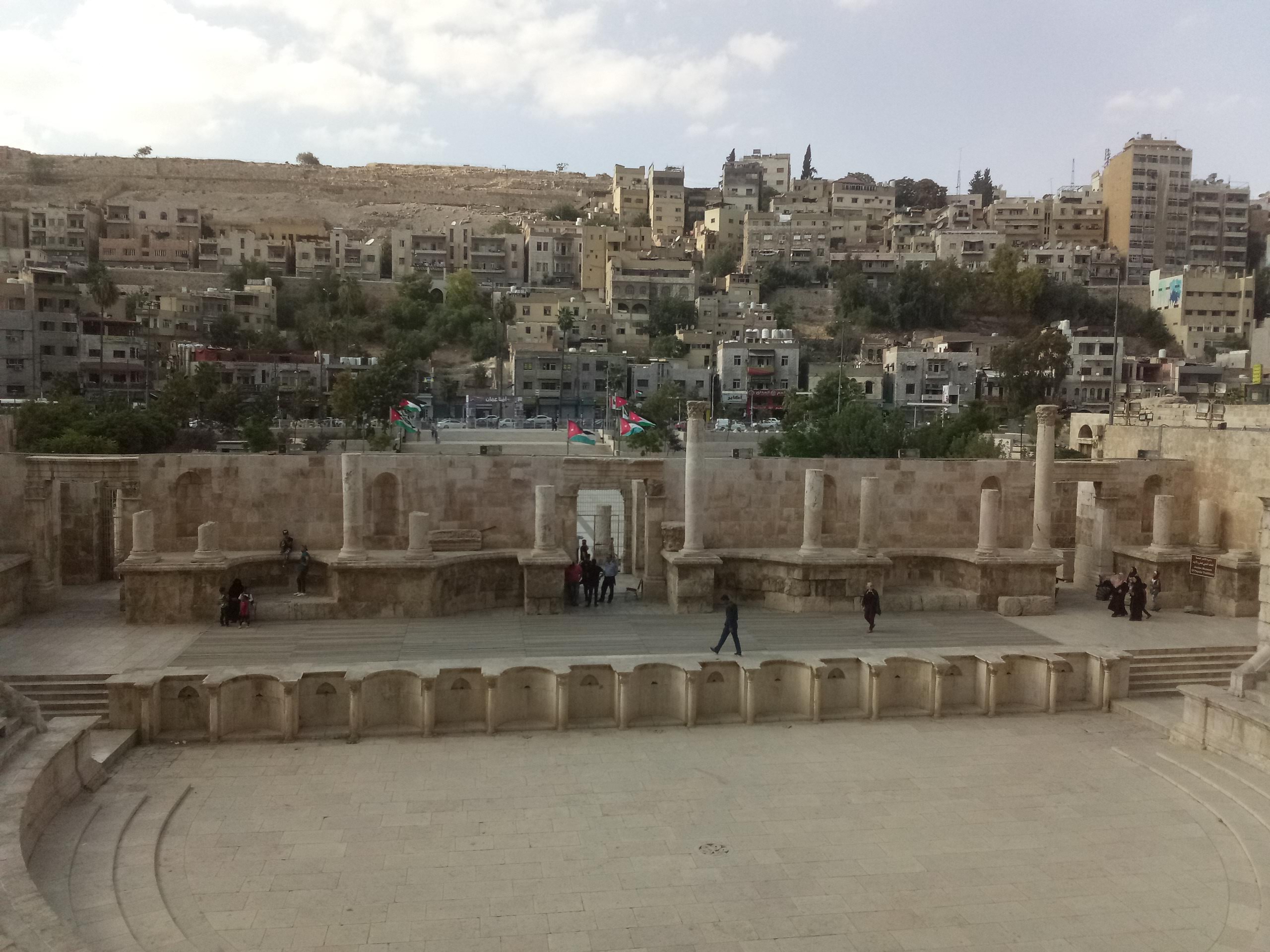 View of the City of Amman from the Amphitheater