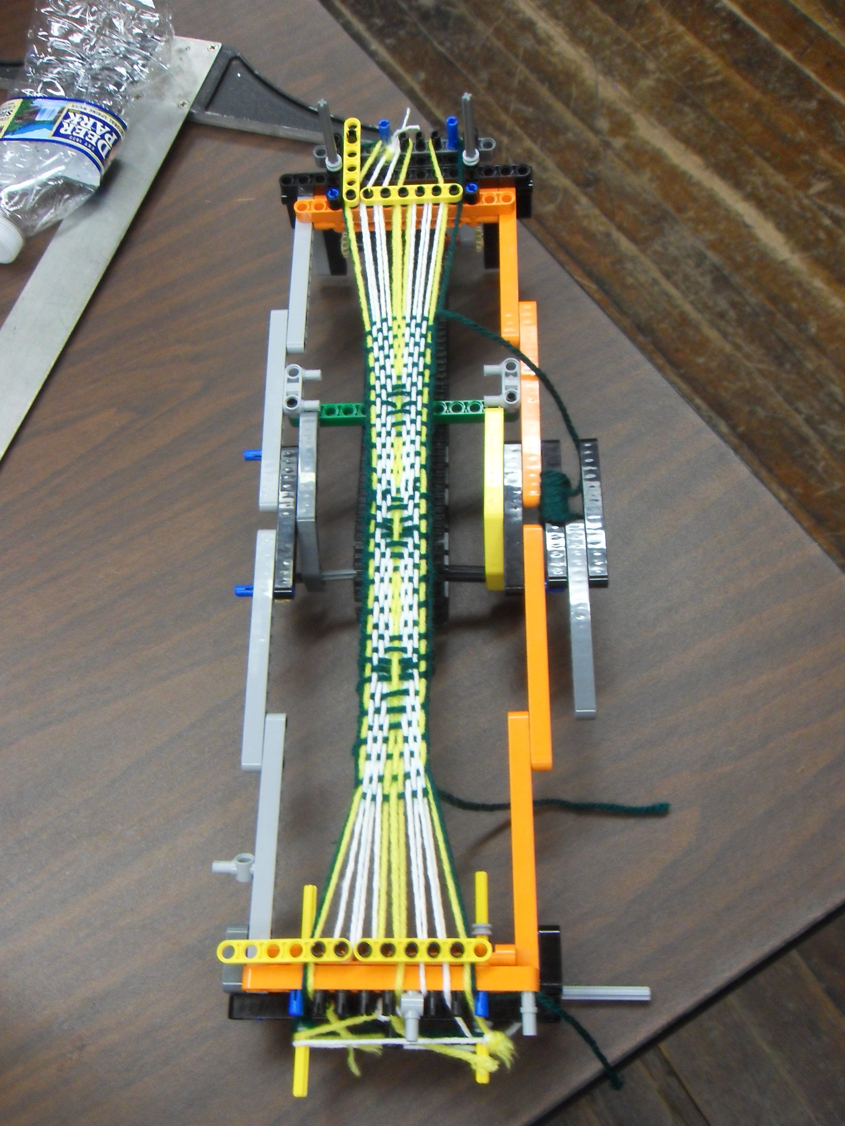 Inkle Loom made of Legos by Martin Meyer