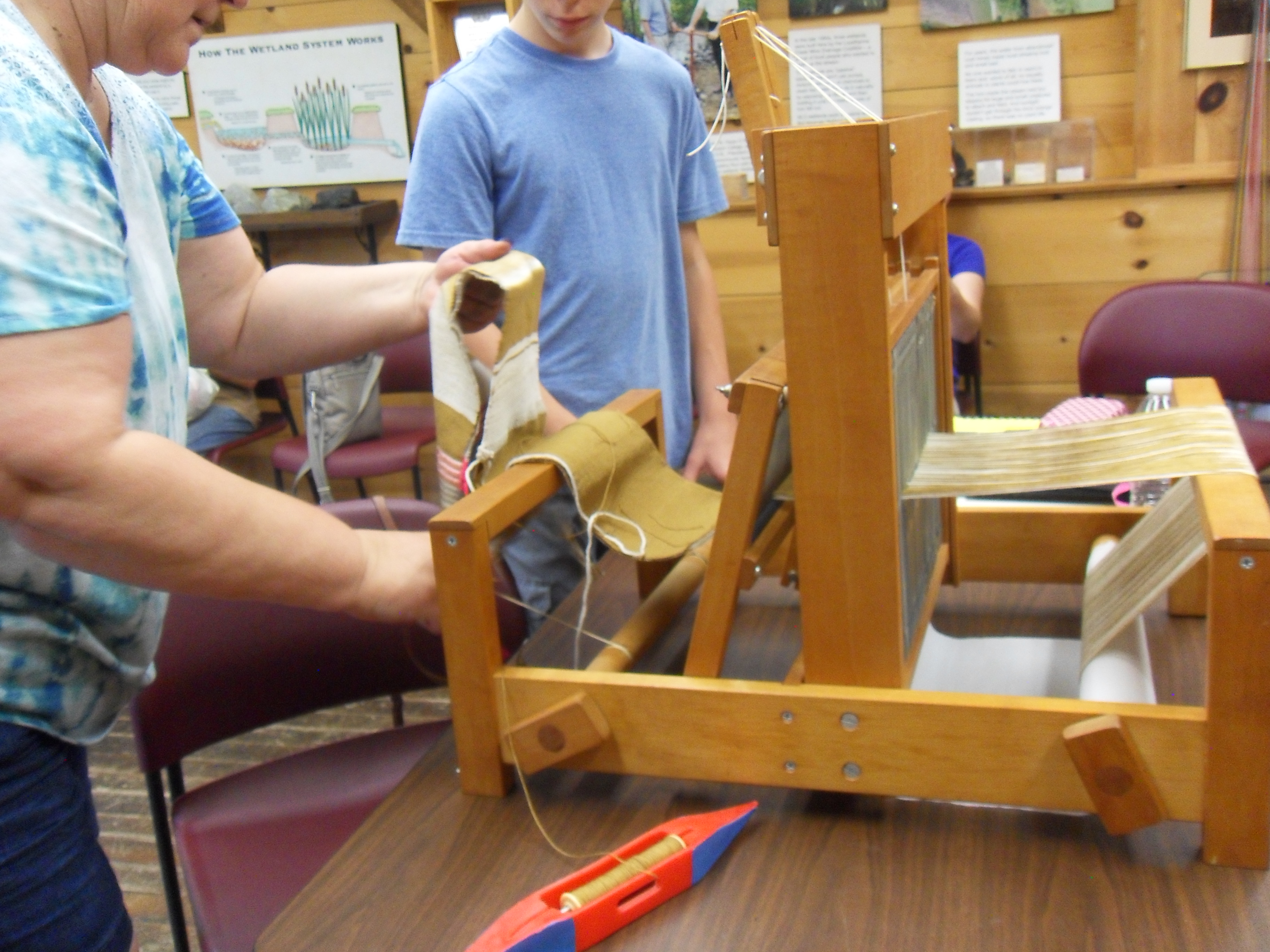 Nancy Parris' table loom